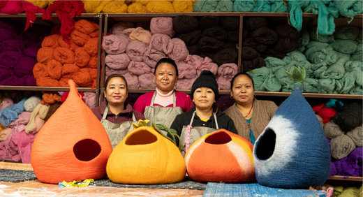 Small artisan workshop in Kathmandu, Nepal