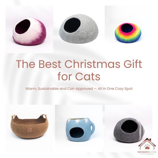 Felt Cat Cave the Best Christmas Gift for Cat