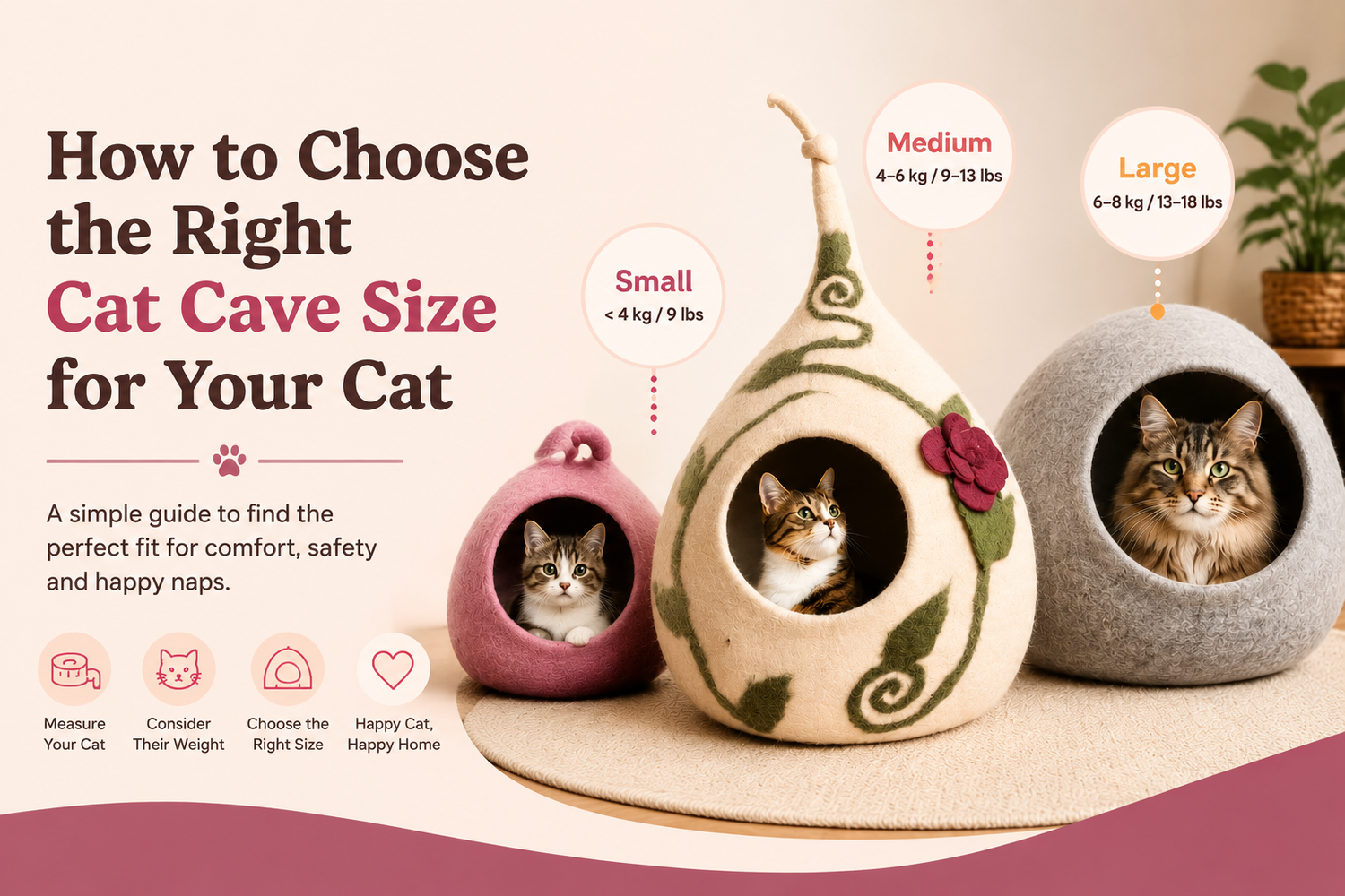 How to Choose the Right Cat Cave Size for Your Cat