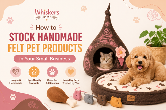 How to Stock Handmade Felt Pet Products in Your Small Business