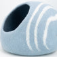 Whiskers Home Wool Felt Warm Pet House 100% New Zealand Wool Whisker's Home