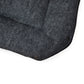 Whiskers Home Wool Felt Dog Bed with 100% Wool and Dhaka Fabric Cover Color Red Stripped Blue Gray