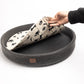 Felt Dark Grey Dog Bed with Removable Cushion