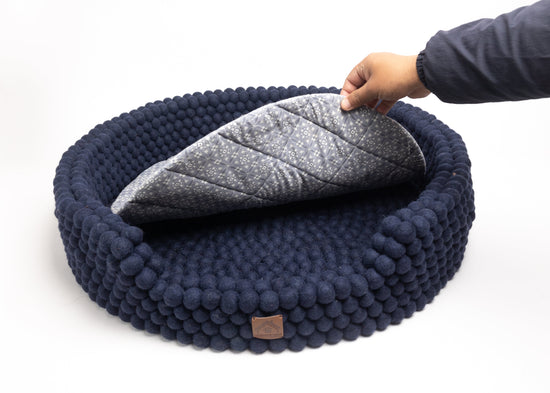 Felt Dog Bed with Cushion 