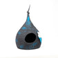 felt tendril cat cave, handmade cat house, tendril cat bed, handmade cat cave