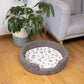 Whiskers Home Felt Ball Bolster Dog Bed Handcrafted Wool Bed with a Cozy, Secure Nesting Design Whisker's Home