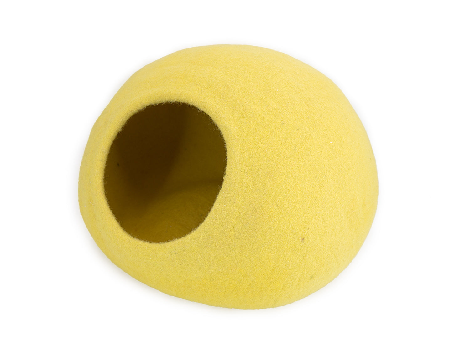 Whiskers Home Solid Color Felt Cat Cave 100% New Zealand Wool & Felt for Comfortable, Stylish Cat Shelter Whisker's Home