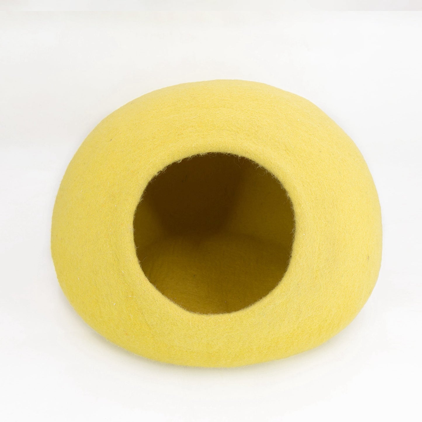 Whiskers Home Solid Color Felt Cat Cave 100% New Zealand Wool & Felt for Comfortable, Stylish Cat Shelter Whisker's Home