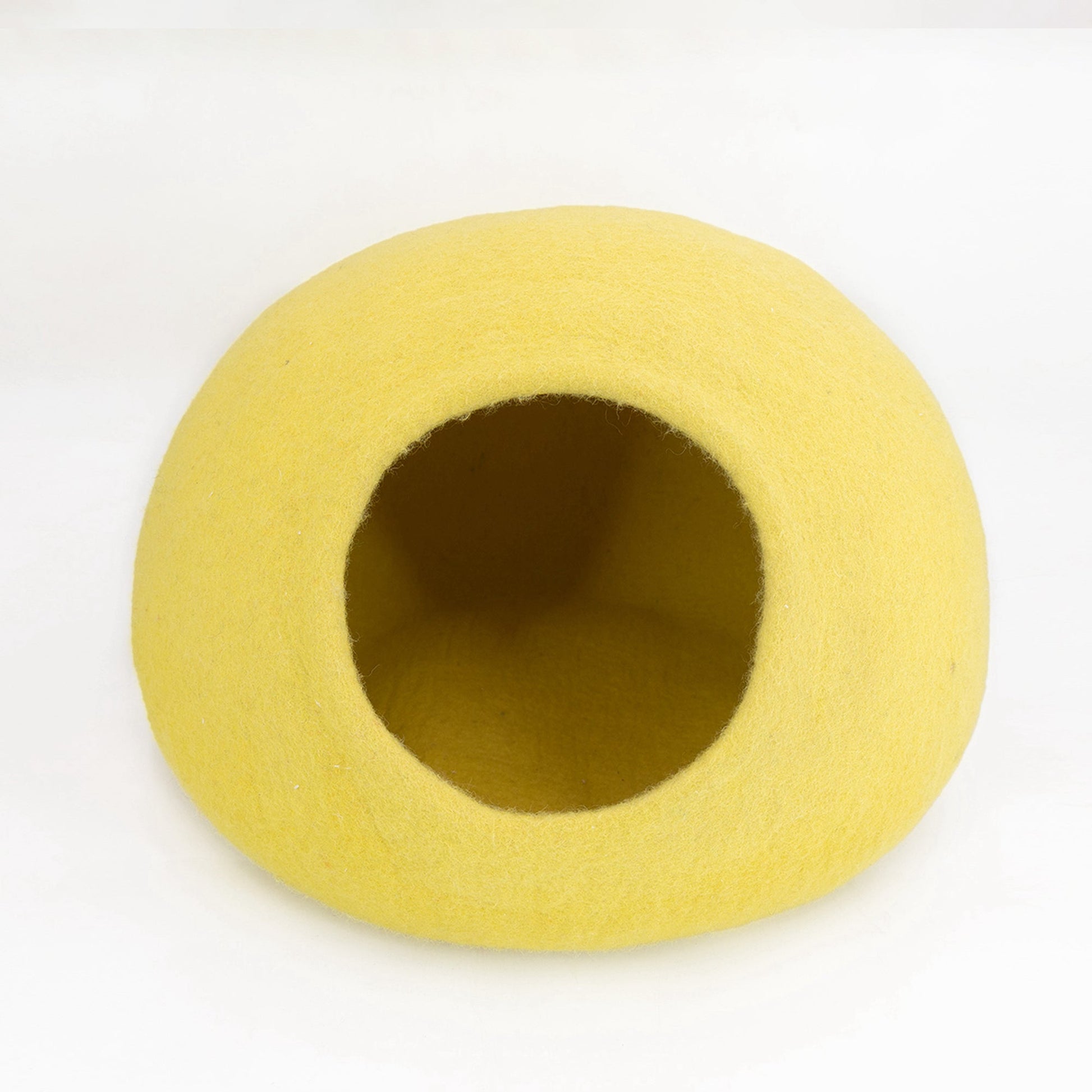 Whiskers Home Solid Color Felt Cat Cave 100% New Zealand Wool & Felt for Comfortable, Stylish Cat Shelter Whisker's Home
