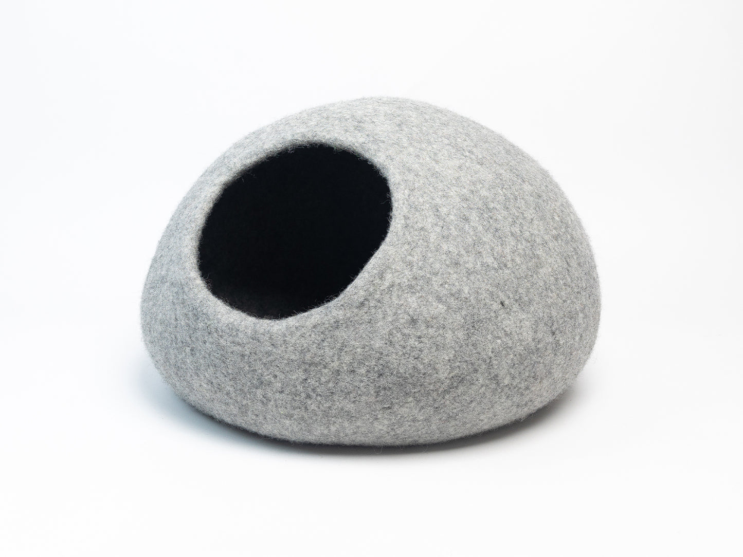 Solid Color Felt Cat Cave 100% New Zealand Wool handmade color floral blue gray green cream yellow bunny pet product comfy