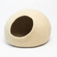 Solid Color Felt Cat Cave 100% New Zealand Wool handmade color floral blue gray green cream yellow bunny pet product comfy