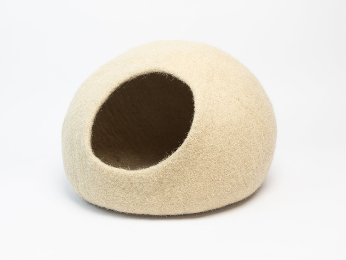 Solid Color Felt Cat Cave 100% New Zealand Wool handmade color floral blue gray green cream yellow bunny pet product comfy