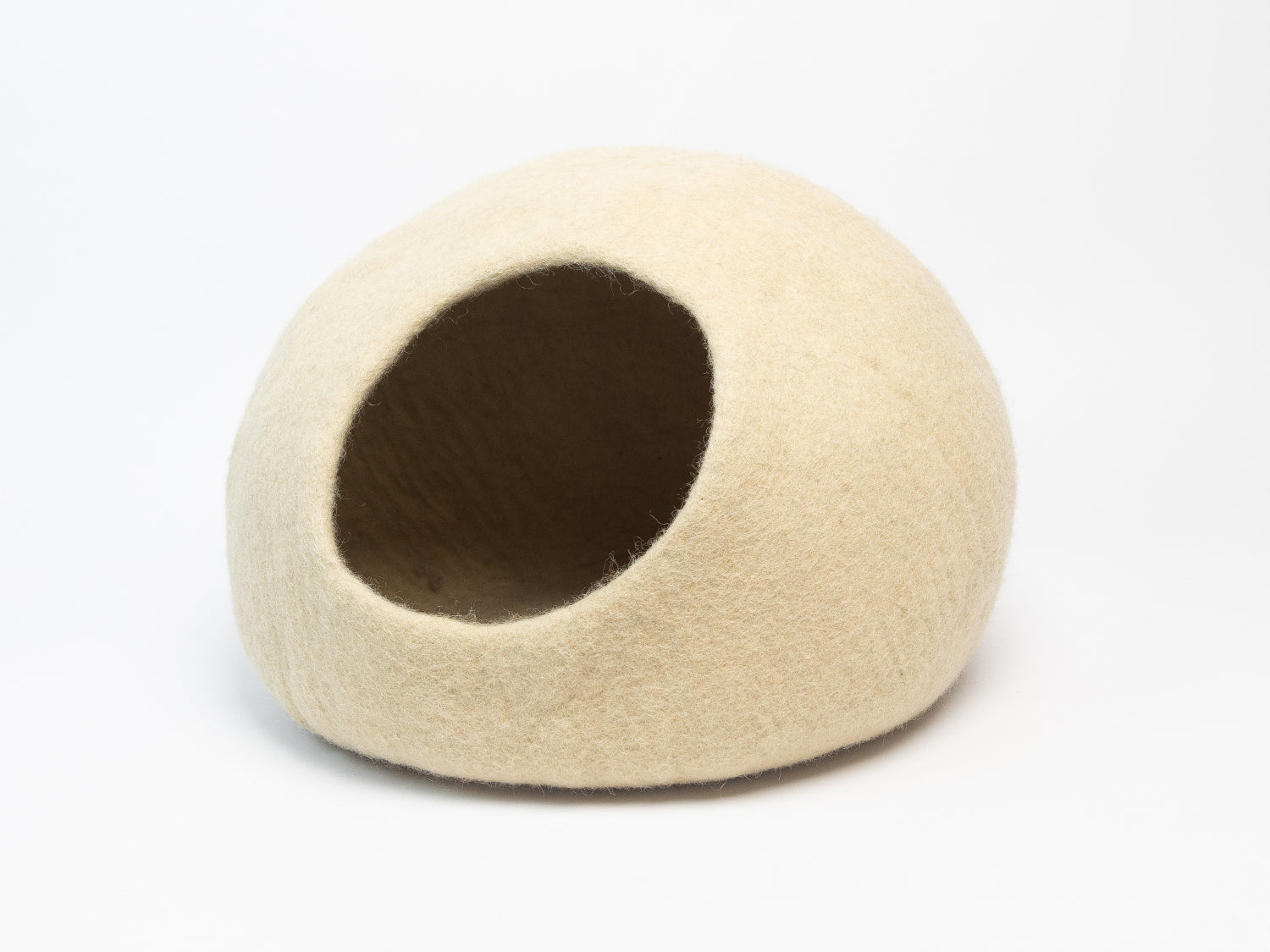 Solid Color Felt Cat Cave 100% New Zealand Wool handmade color floral blue gray green cream yellow bunny pet product comfy