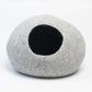 Solid Color Felt Cat Cave 100% New Zealand Wool handmade color floral blue gray green cream yellow bunny pet product comfy