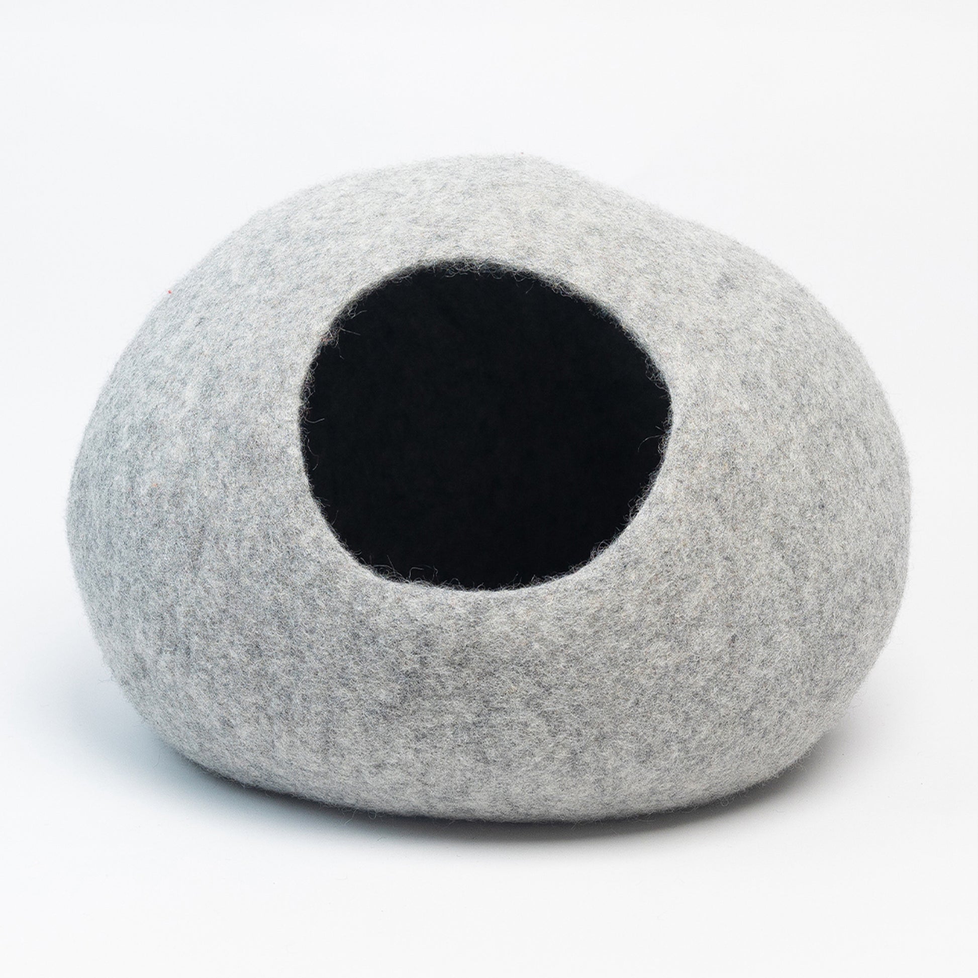 Solid Color Felt Cat Cave 100% New Zealand Wool handmade color floral blue gray green cream yellow bunny pet product comfy