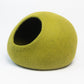 Solid Color Felt Cat Cave 100% New Zealand Wool handmade color floral blue gray green cream yellow bunny pet product comfy