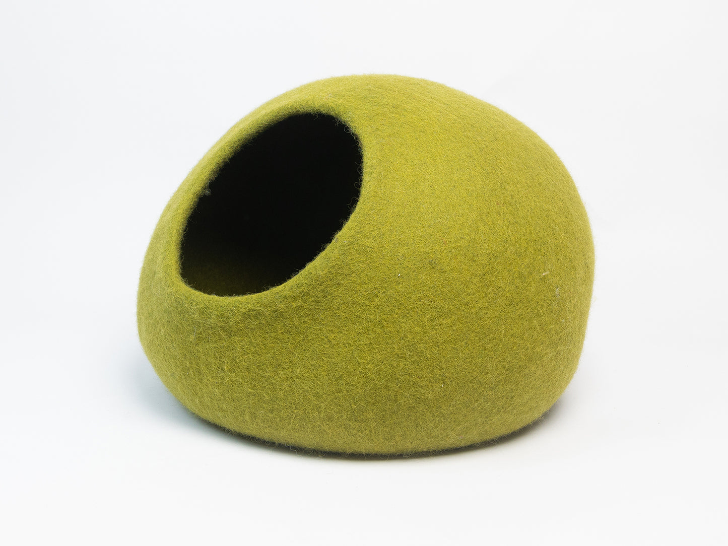 Solid Color Felt Cat Cave 100% New Zealand Wool handmade color floral blue gray green cream yellow bunny pet product comfy