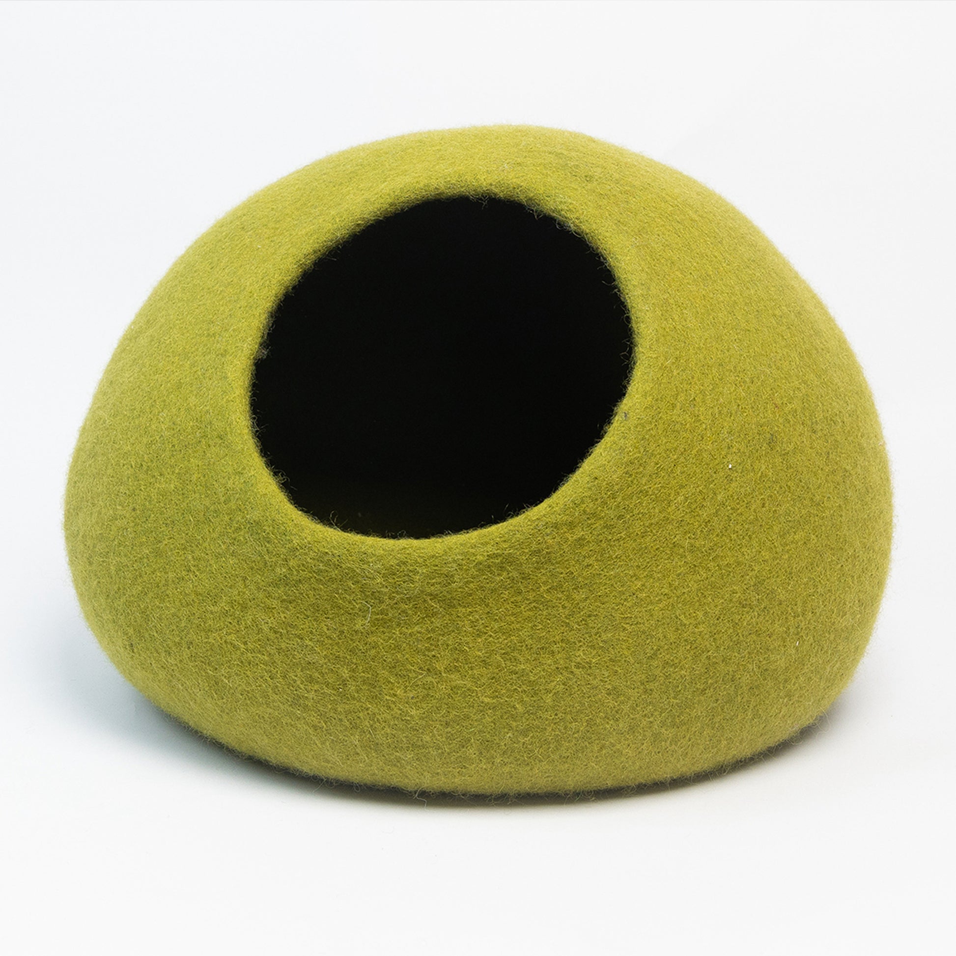 Solid Color Felt Cat Cave 100% New Zealand Wool handmade color floral blue gray green cream yellow bunny pet product comfy