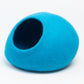 Solid Color Felt Cat Cave 100% New Zealand Wool handmade color floral blue gray green cream yellow bunny pet product comfy