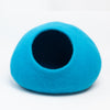 Solid Color Felt Cat Cave 100% New Zealand Wool handmade color floral blue gray green cream yellow bunny pet product comfy