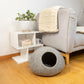Solid Color Felt Cat Cave 100% New Zealand Wool handmade color floral blue gray green cream yellow bunny pet product comfy