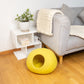 Whiskers Home Solid Color Felt Cat Cave 100% New Zealand Wool & Felt for Comfortable, Stylish Cat Shelter Whisker's Home