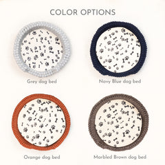 Felt Dog Bed Color Options 