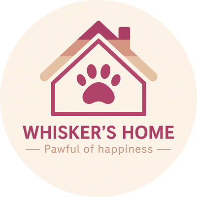 Felt and yarn - Whiskershome Logo