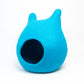Bunny Ear Felt Cat Cave 100% New Zealand Wool handmade color floral blue gray green cream yellow bunny pet product comfy