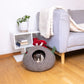 Mini Bug Mushroom Felt Cat Cave 100% New Zealand Wool handmade color floral red green brown 7kg -8kg 50 cm