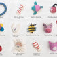 Eco-Toys Bundle: 8cm Wool Felt Pet Toys