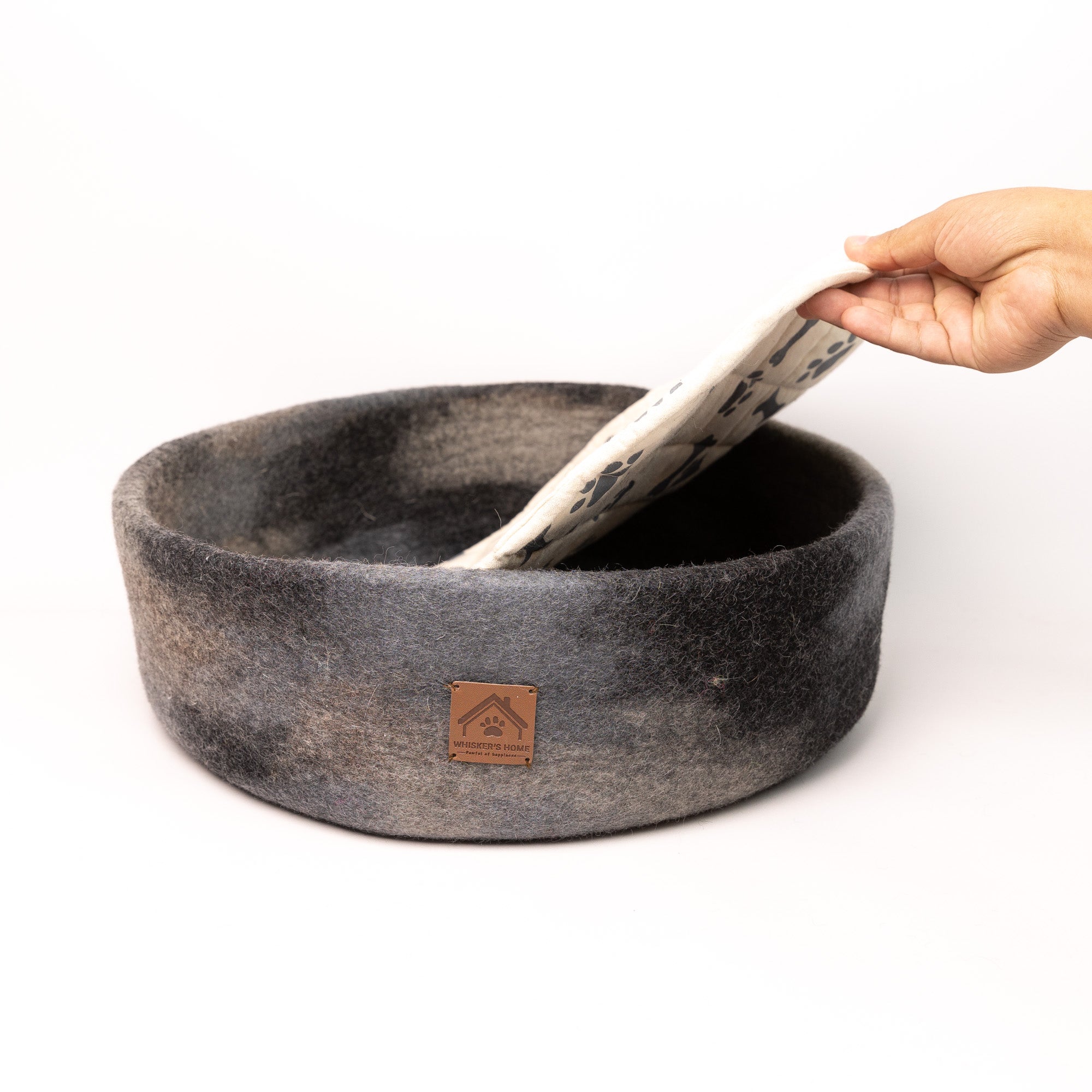Muted Color Felt Pet Bed