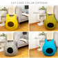 Bunny Ear Felt Cat Cave 100% New Zealand Wool handmade color floral blue gray green cream yellow bunny pet product comfy