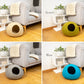 Solid Color Felt Cat Cave 100% New Zealand Wool handmade color floral blue gray green cream yellow bunny pet product comfy