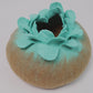 Floral Wool Cat House 100% New Zealand Wool handmade Lotus flower color floral blue brown 7kg -8kg 50 cm