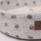 Spotty Handmade Felt Pet Bed 100% New Zealand Wool handmade color floral gray white cream pet product comfy