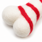 Handmade Felt Candy Cane Bone Pet Toy