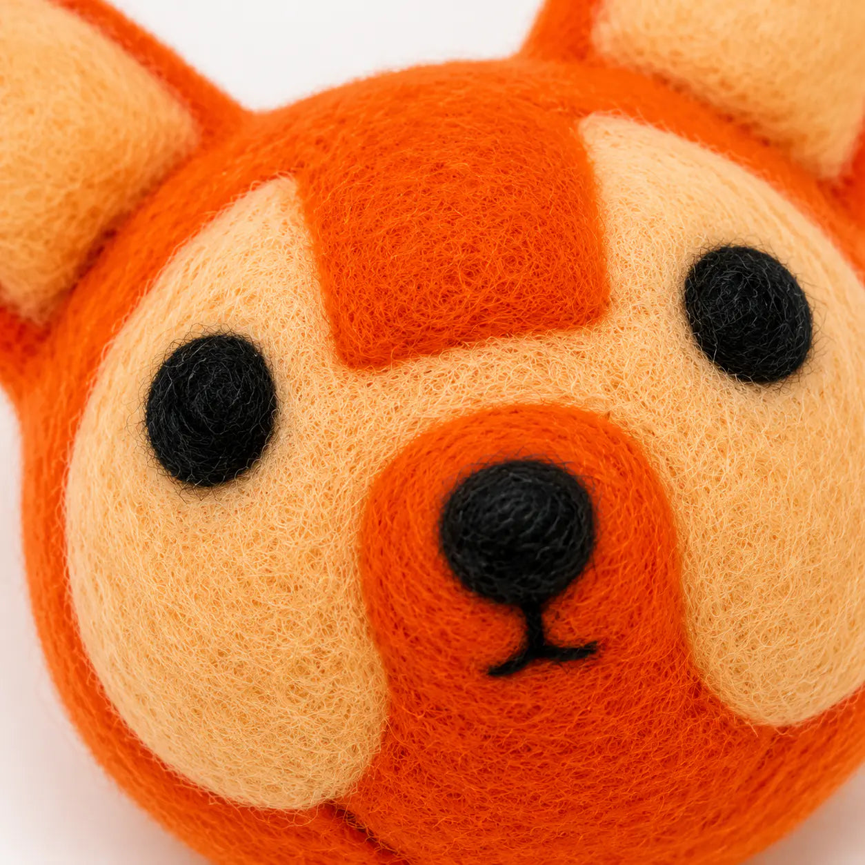 Handmade Felt Fox Fetch Toy