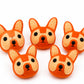 Handmade Felt Fox Fetch Toy