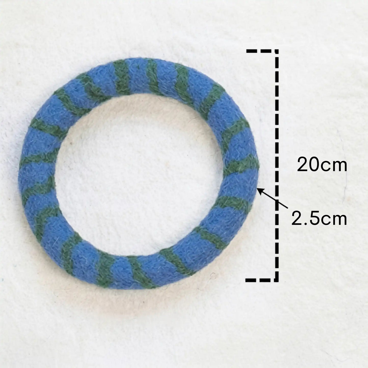 Handmade Felt Toy Ring for Dogs