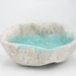 Whiskers Home Wool Felt Sky Blue Cat Bed 100% New Zealand Wool Whisker's Home
