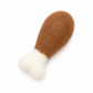 Handmade Wool Turkey Leg Chew Toy