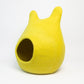 Bunny Ear Felt Cat Cave 100% New Zealand Wool handmade color floral blue gray green cream yellow bunny pet product comfy